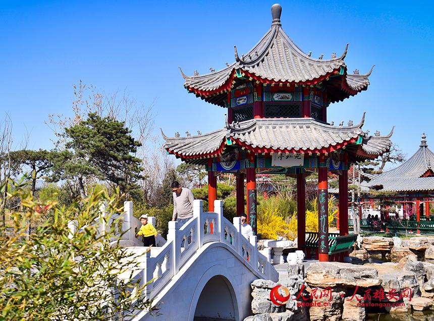 春天的雄安郊野公園，春和景明。人民網(wǎng)宋燁文攝