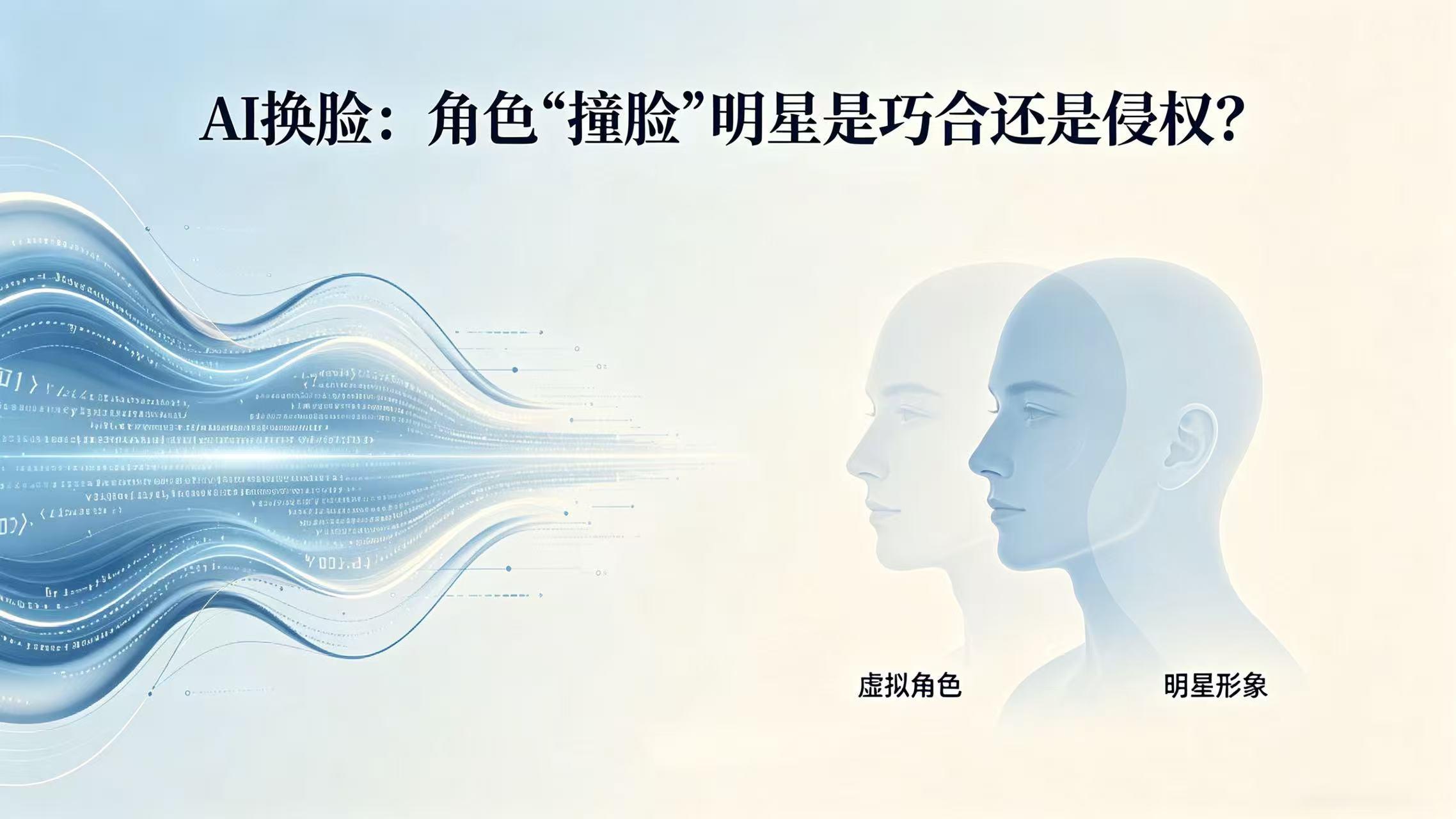 AI換臉讓角色“撞臉”明星，是巧合還是侵權(quán)？